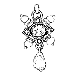 Gif animé bijoux médaille